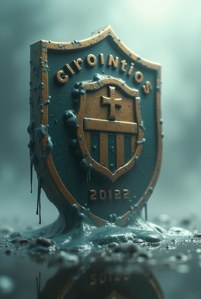 Corinthians football team logo melting