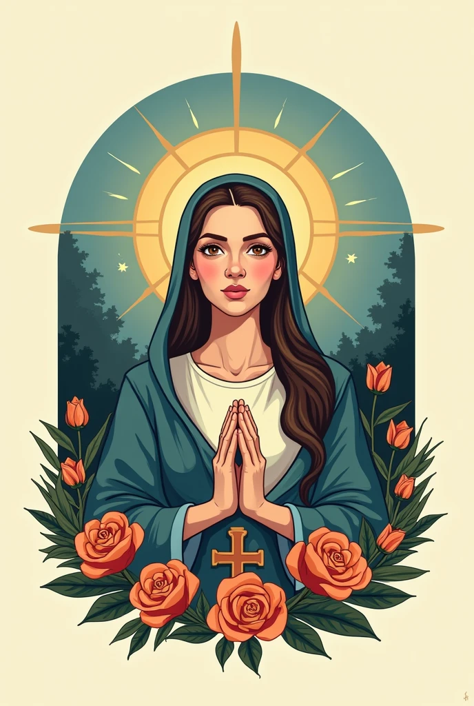 A logo for a catholic youth group called Magdala