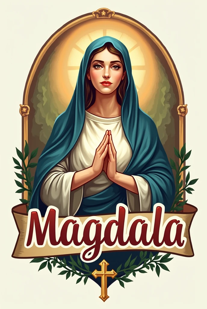 A logo for a catholic youth group called Magdala