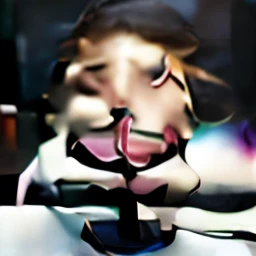 ((disembodied head on desk stand)), young, wearing makeup, extremely detailed skin texture, (eyes closed), (realistic), realistic natural lighting, (best image, best quality)