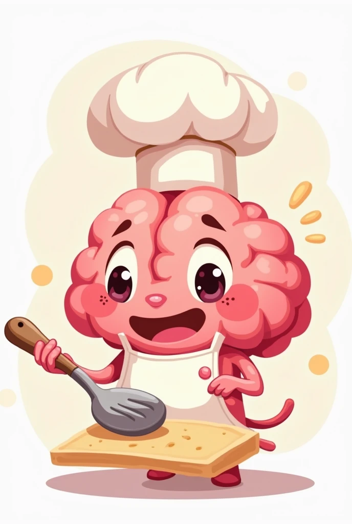 Create a profile icon for my Instagram username, I want a cute brain that is cooking