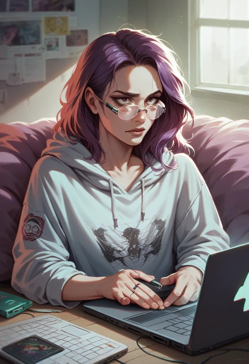 My nickname PANILO IN LARGE 3D LETTERS IN GOLDEN CURSES All purple.
With a death and straw diamond glasses with a realistic sweatshirt Mexico. hacker theme and green red and white cyberpunk MATRIX with a laptop and gps
