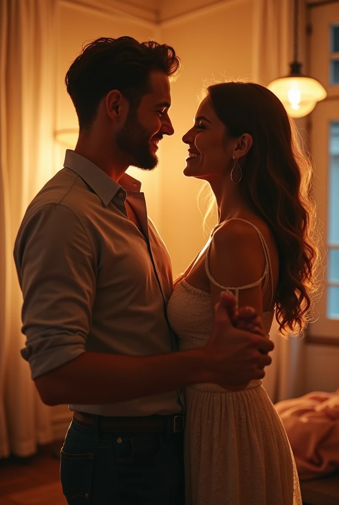 A very cute couple dancing video