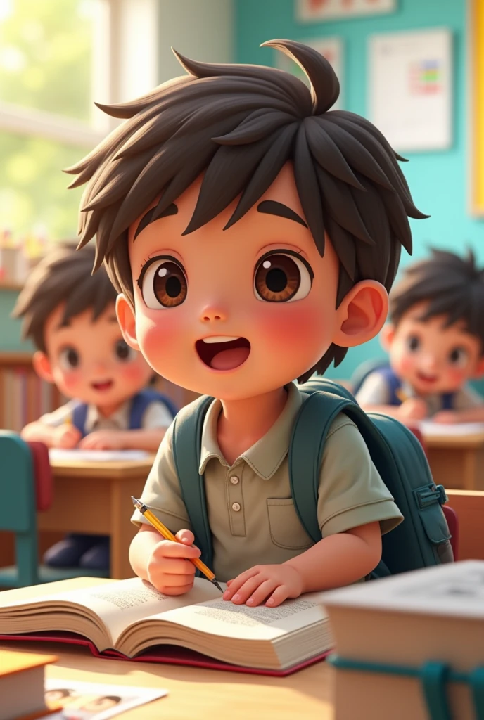 1st grade elementary school student