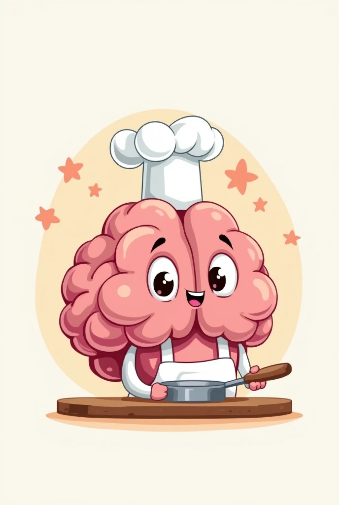 Create a profile icon for my Instagram username, I want a cute brain that is cooking