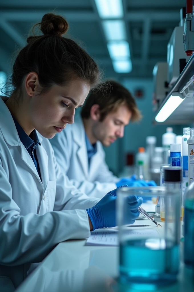 Take a picture of a water analysis laboratory and see how worrying it is not to hire a specialized company to treat your water.