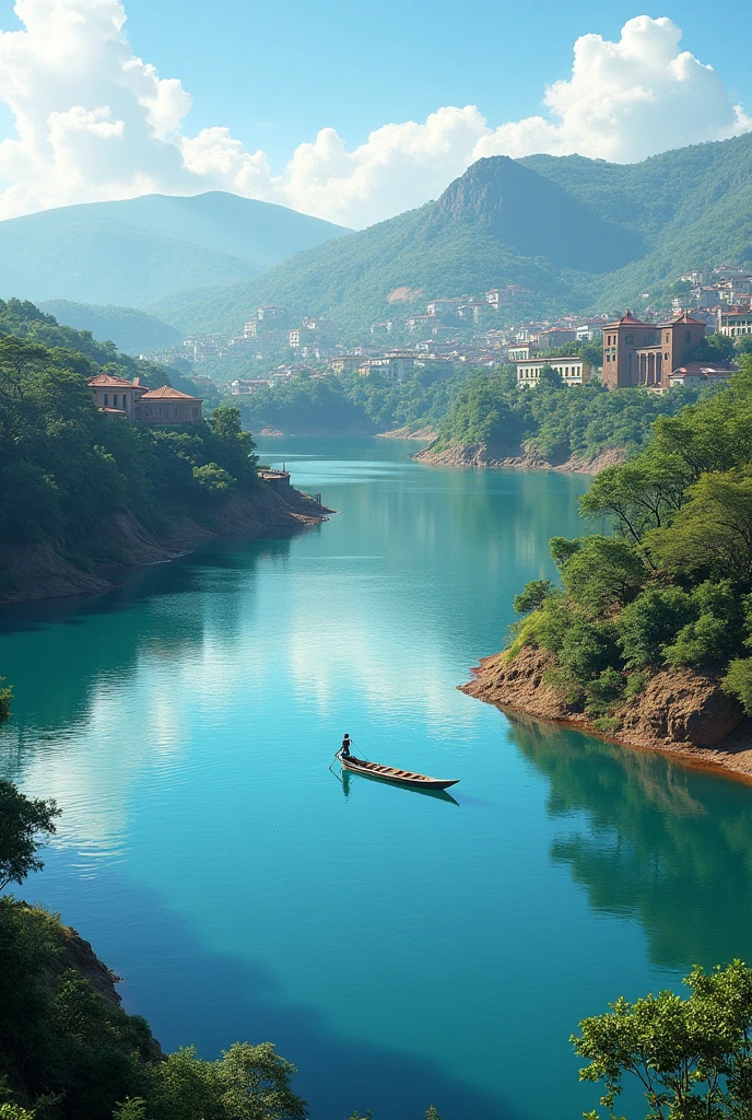 Lake Anosy of Antananarivo Madagascar