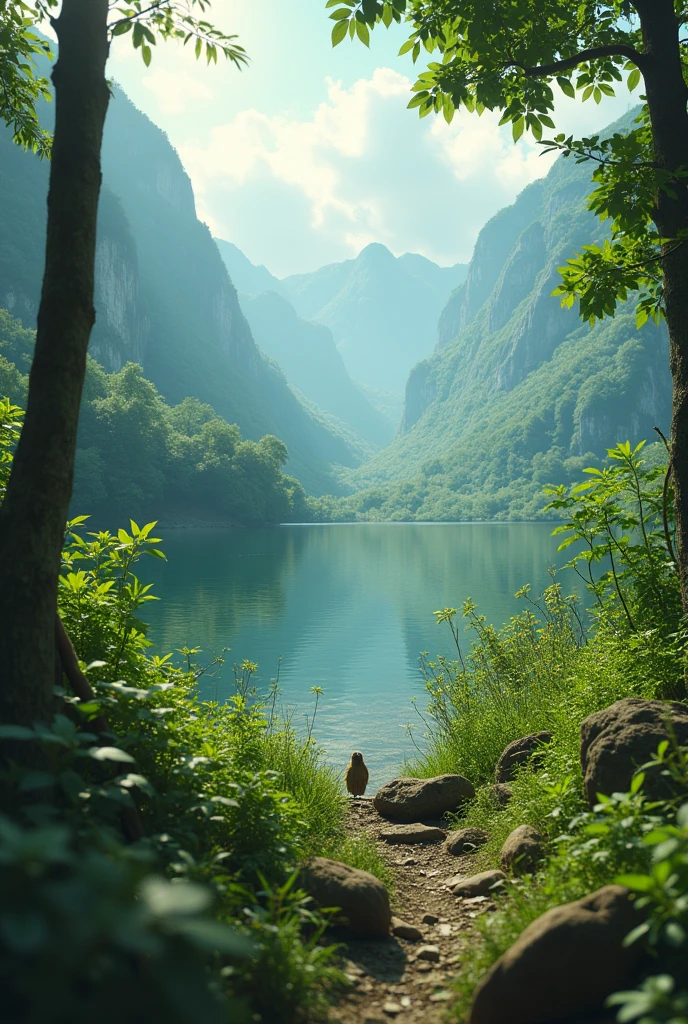 Create a nature video with information in hindi