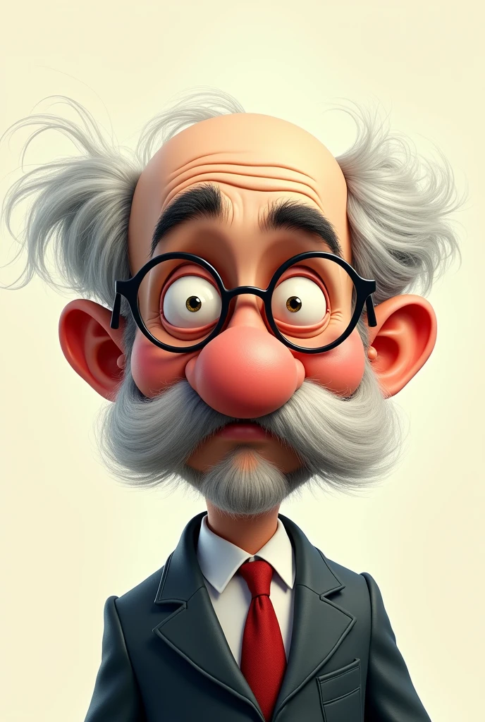 Cute caricature drawing of Freud