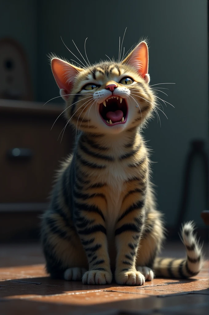 Cat crying