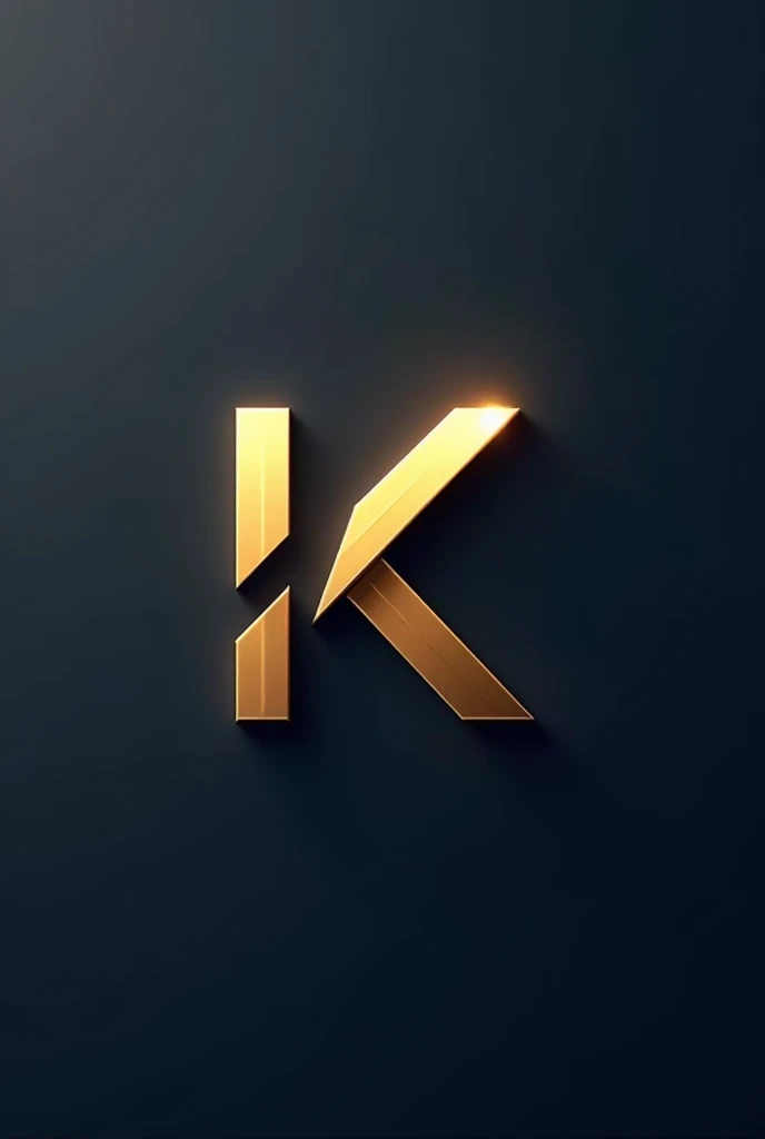 Design a unique logo for a company named Kanvix that deals with marketing media, make the logo icon based using the letter K and make it really unique and different and pleasing to the customers 
Make the K really visible don't add colour to the background but add grey, blue or black and gold to the k add lines but not 3d