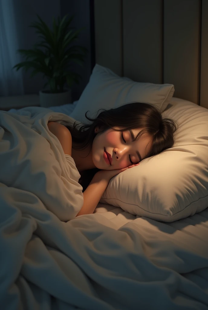 One in bed