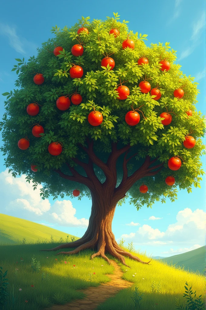 Tree with full of fruit