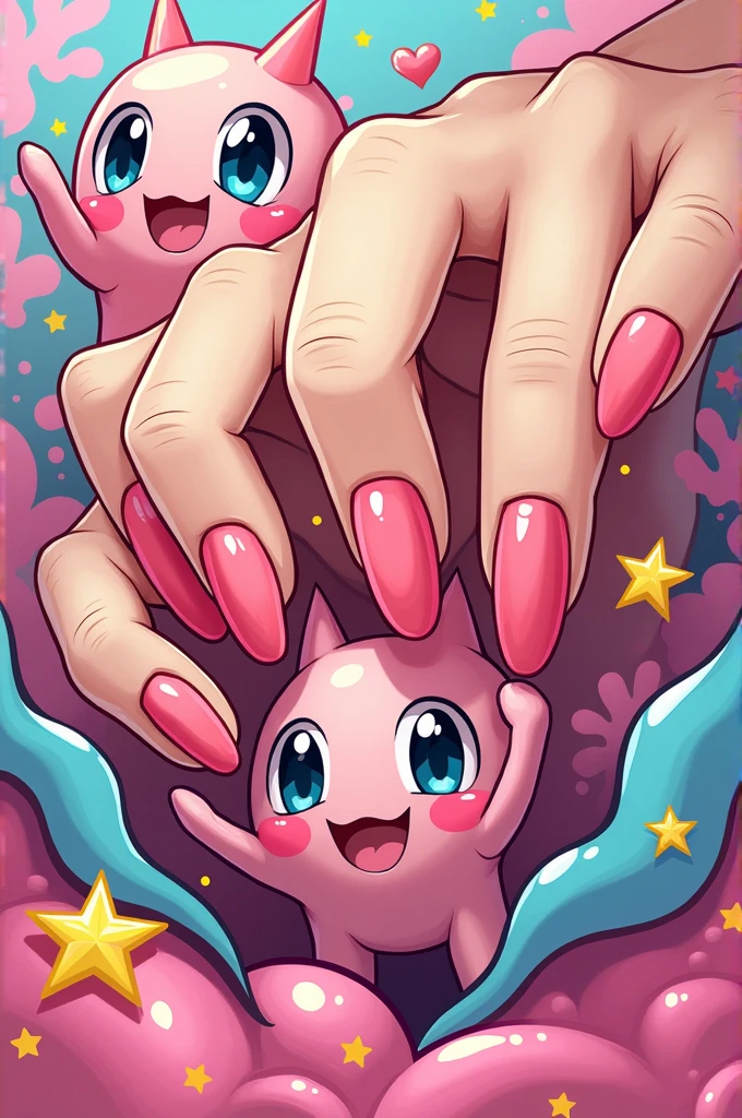 Create an anime nail logo