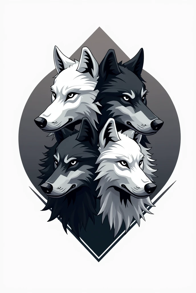 Four Wolves in a logo that says FourMindsStudio