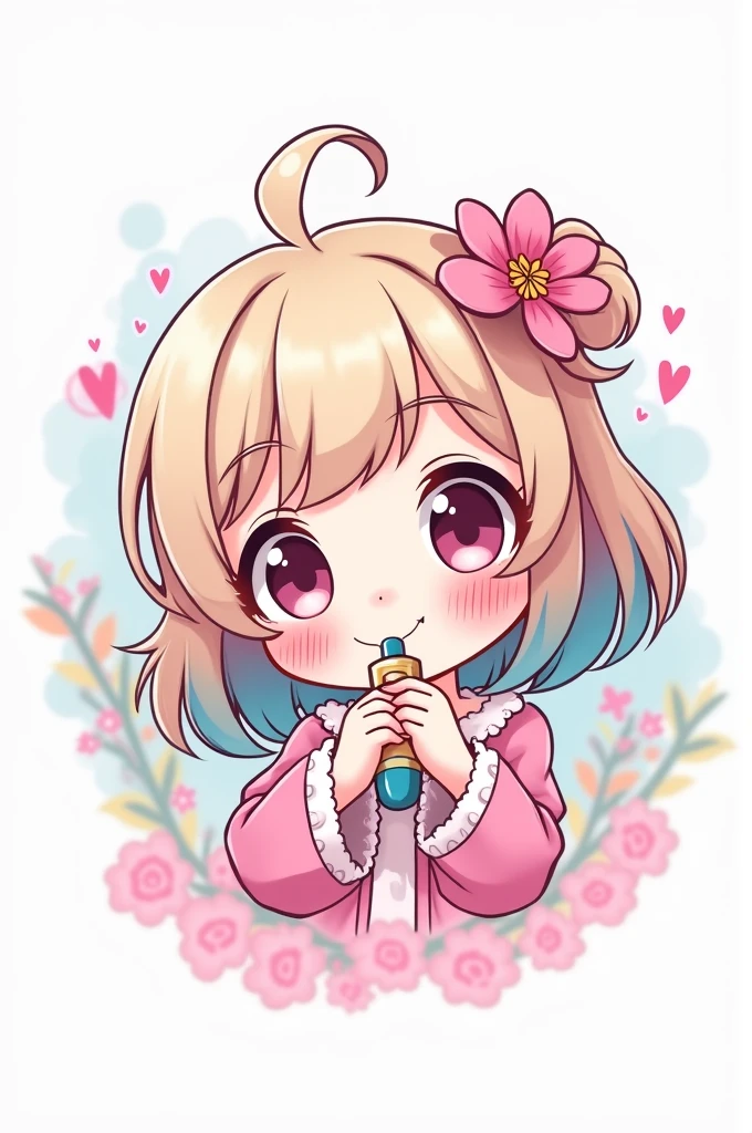 Create a cute anime nail logo