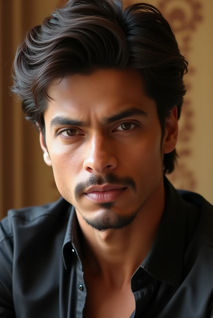Handsome boy with Shahrukh khan 