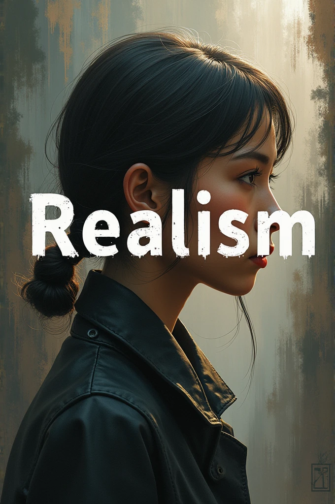 A cover with the words REALISM written on it