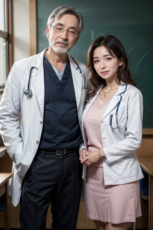 Sure! My father is a doctor and my mother is a teacher. They both love their jobs.