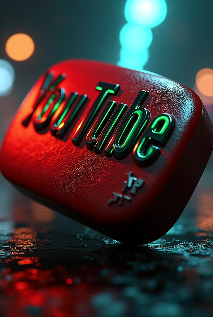 "Create a high-resolution 3D YouTube logo with a glossy, futuristic finish, incorporating dark red and black colors for a bold, edgy look. Overlay the text 'Miss 420 YT' in sleek, metallic font with neon green accents, positioned below or to the side of the logo. Ensure the overall design has a rebellious and modern vibe, with a slightly grunge or urban style to reflect the edgy branding. The final image should be eye-catching, professional, and stand out in a crowded space."