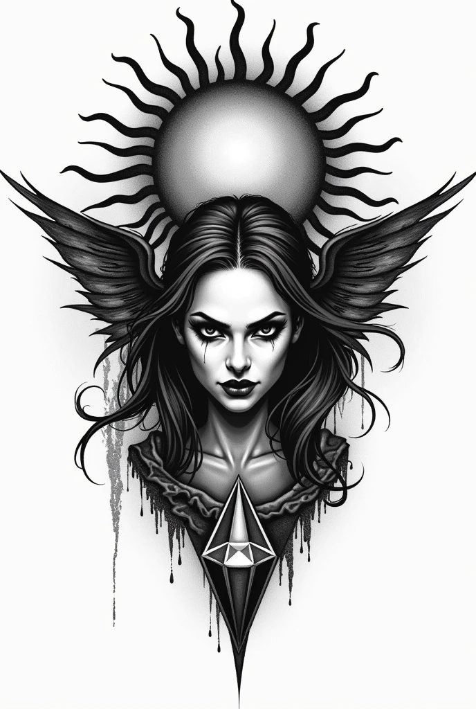 Skull inside butterfly, t shirt graphic design, printable