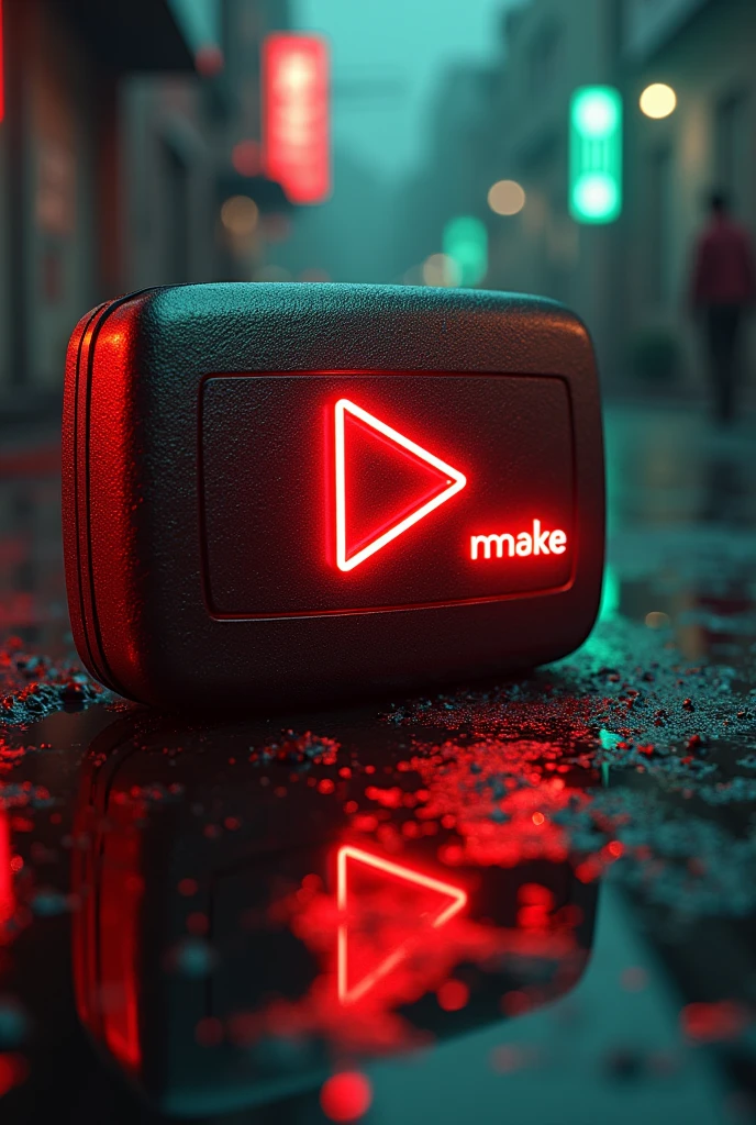 "Create a high-resolution 3D YouTube logo with a glossy, futuristic finish, incorporating dark red and black colors for a bold, edgy look. Overlay the text 'Miss 420 YT' in sleek, metallic font with neon green accents, positioned below or to the side of the logo. Ensure the overall design has a rebellious and modern vibe, with a slightly grunge or urban style to reflect the edgy branding. The final image should be eye-catching, professional, and stand out in a crowded space."