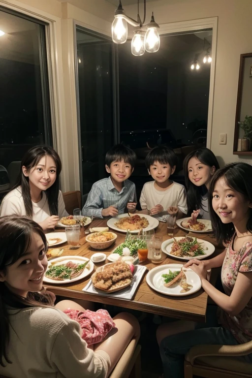 Yes, we do. We like to have dinner together every evening. How about your family?