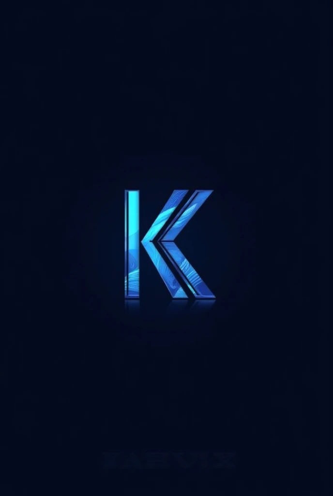 Design a unique logo for a company named Kanvix that deals with marketing media, make the logo icon based using the letter K and make it really unique and different and pleasing make the K visible and use dark colours not only blue