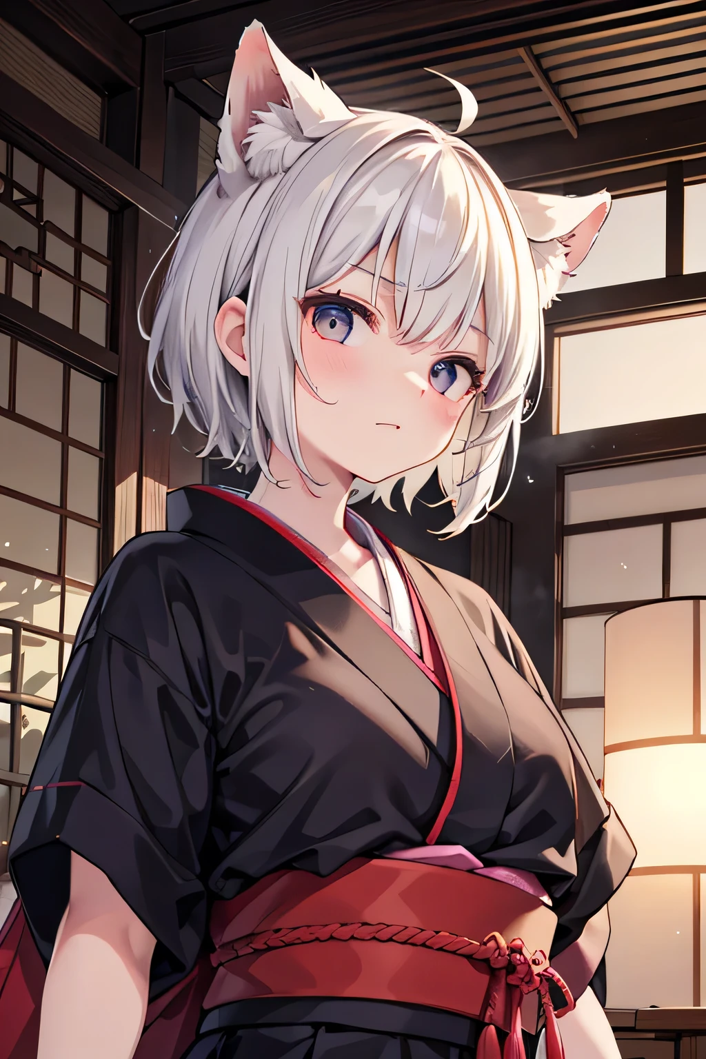 In the summer daytime, in a Japanese-style classroom,detailed background,beautiful background
BREAK
A old male,kimono,Short Hair,beard,白髪
BREAK he folds his arms, with wrinkles between his brows. An aura of anger (emanating:1.5) rises from his body. break masterpiece,best quality,super detailed,super fine illustration,8k,cool,(fullface brasched:1.3),(Pown:1.3),
