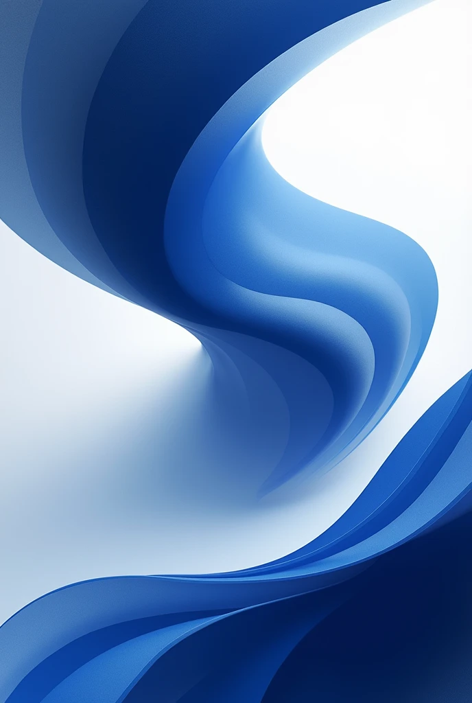 2D advertising poster in dark blue and white tones Top of the poster with more pronounced design in shades of blue Clear separation of the design at the top of the image No 3D