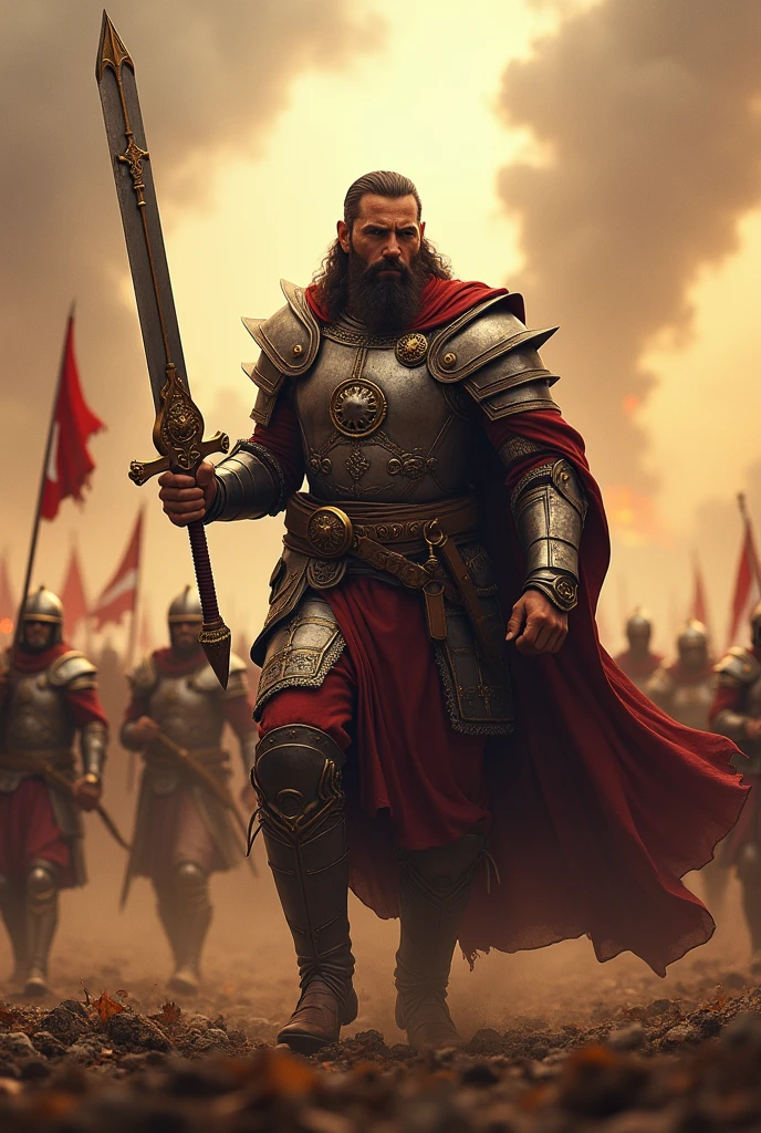 Biblical character at war high resolution