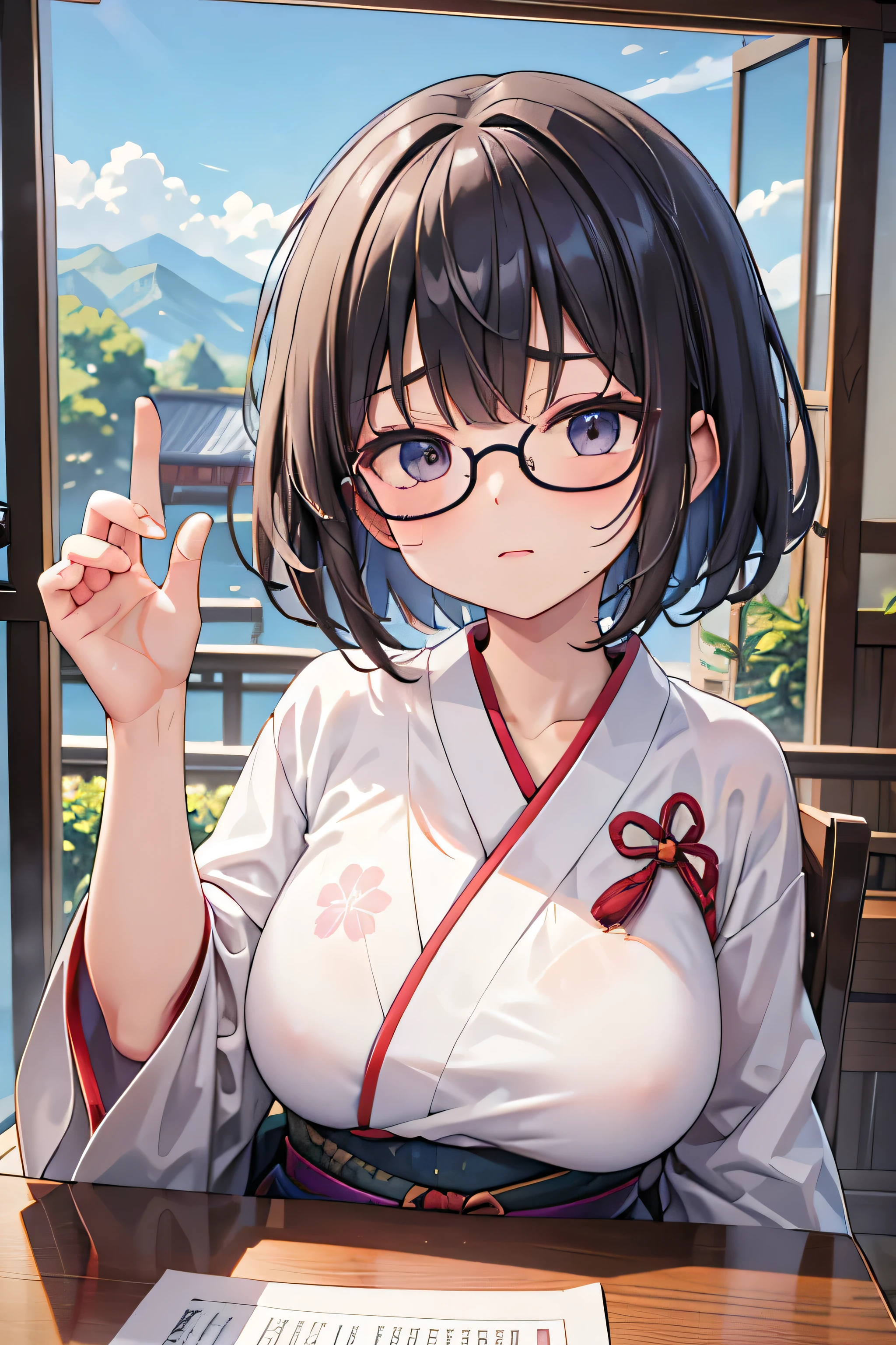 In the summer daytime, in a Japanese-style classroom,detailed background,beautiful background
BREAK
A old male,kimono,sunglasses,Short Hair,beard,白髪
BREAK he folds her arms, with wrinkles between her brows. An aura of anger (emanating:1.5) rises from her body. break masterpiece,best quality,super detailed,super fine illustration,8k,cool,(fullface brasched:1.3),(Pown:1.3)