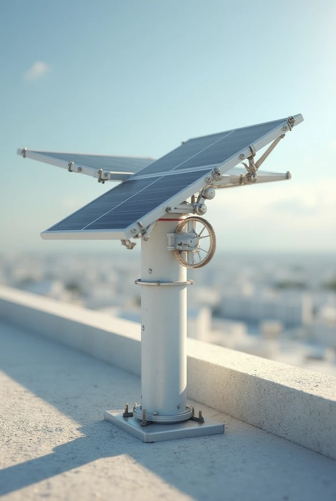 Development of a non electricals device for tracking the movement of sun for the movement of the solar panel, Increasing their efficiency 