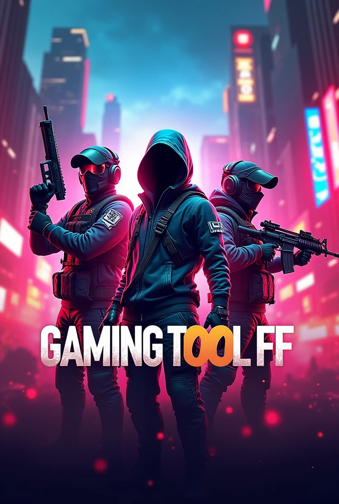 Create a banner for youtube gaming channel named Gaming Tool FF