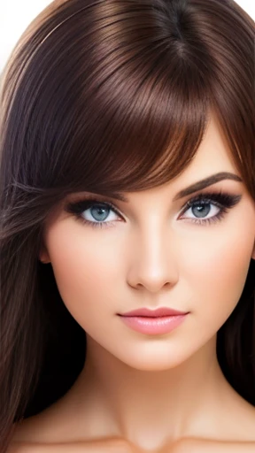 A woman Abramova focus on the face