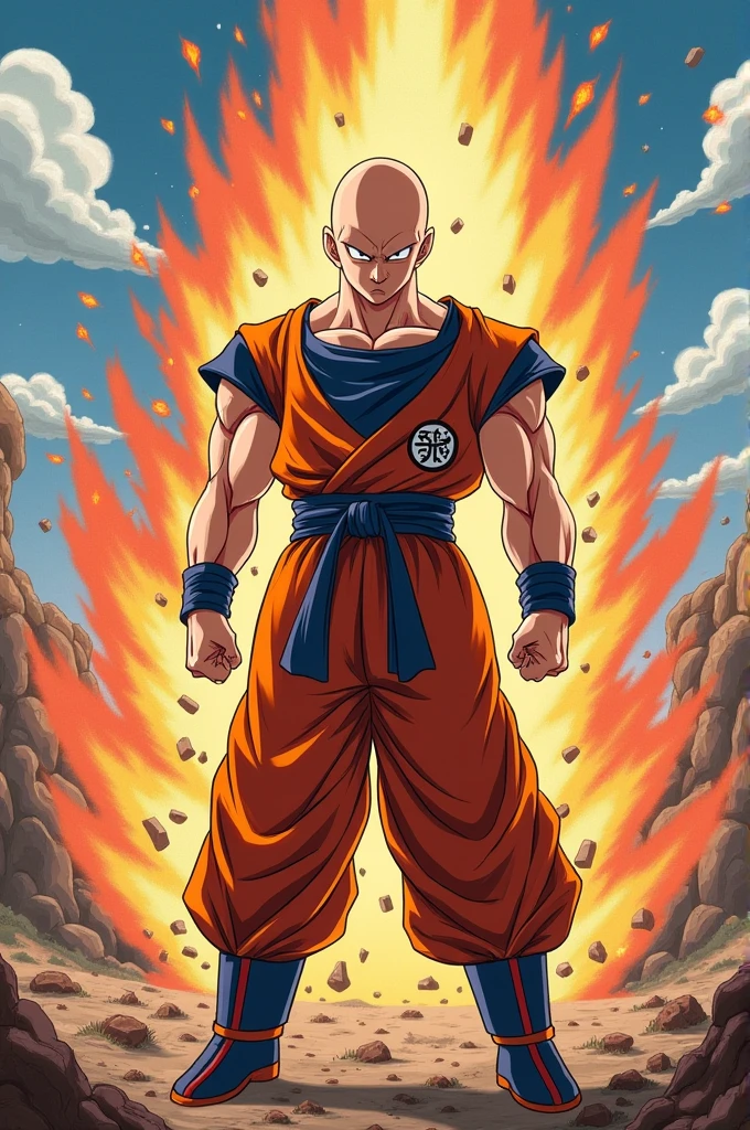 An image of Goku combined with Saitama