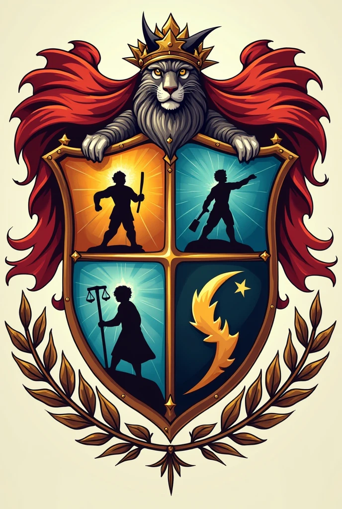 A school shield that shows responsibility, punctuality, empathy, creativity, assertiveness and innovation.