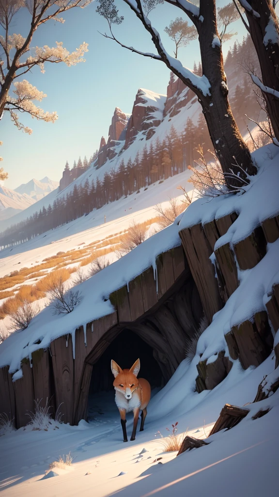 Continue the blank background, nothing but the empty terrain