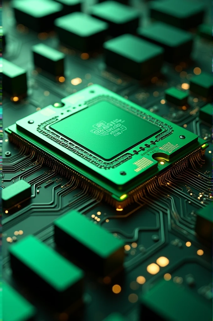 Green concept computer cpu