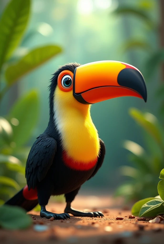 animated 3d toucan

