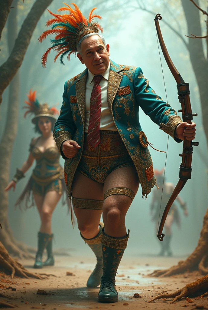 Netanyahu is wearing clothes, we are hunting dance clothes