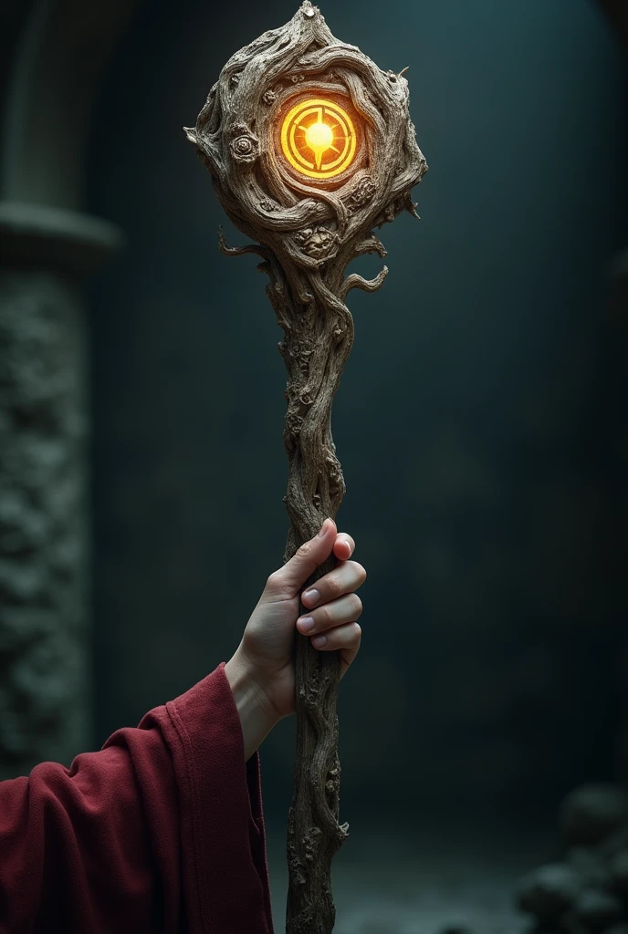 A wooden rpg staff