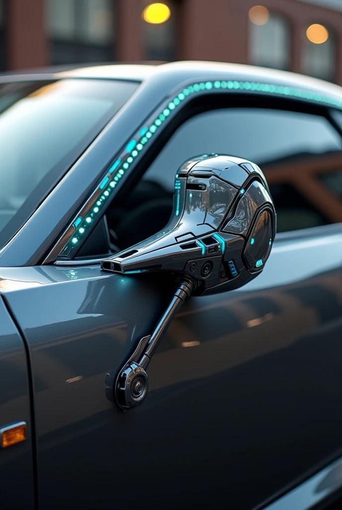Rebort wrirror of dodge charger resembling ironman
