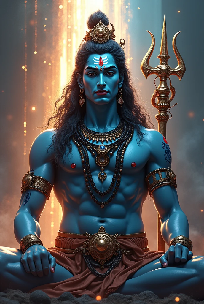 Shiv shankar nam'lord(near stand trident)power lite focus art , with shanp