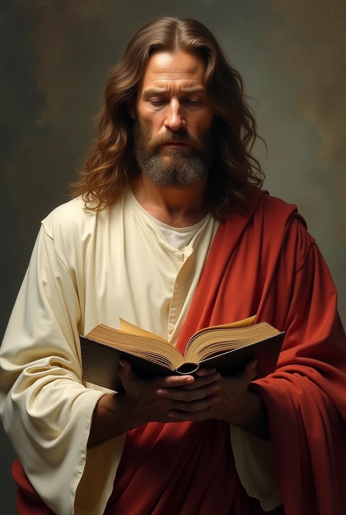 Jesus Christ with bible as he is really
