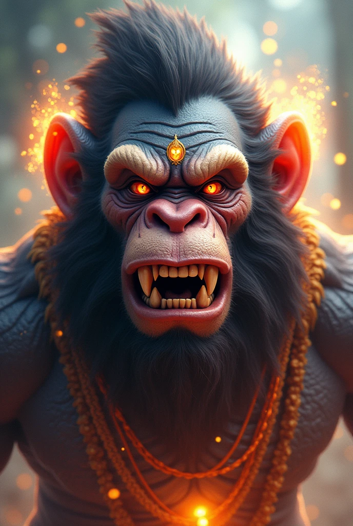 Hanuman , monkey face ,