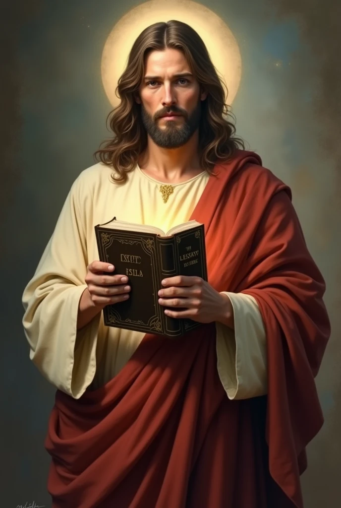 Jesus Christ with BIBLE 
