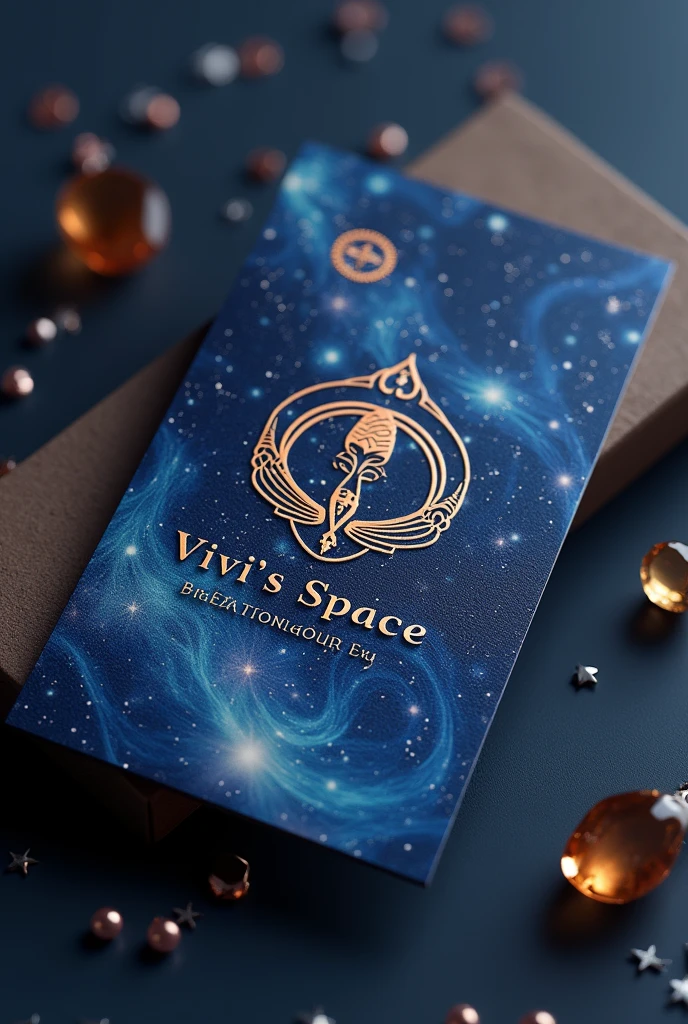 Create a business card Front Logo Vivi&#39;s Space Whatsapp 66 996630868 Instagram Space_vivis Verso Eyebrow design MAGOLD semi-jewelry EUDORA O boticario
