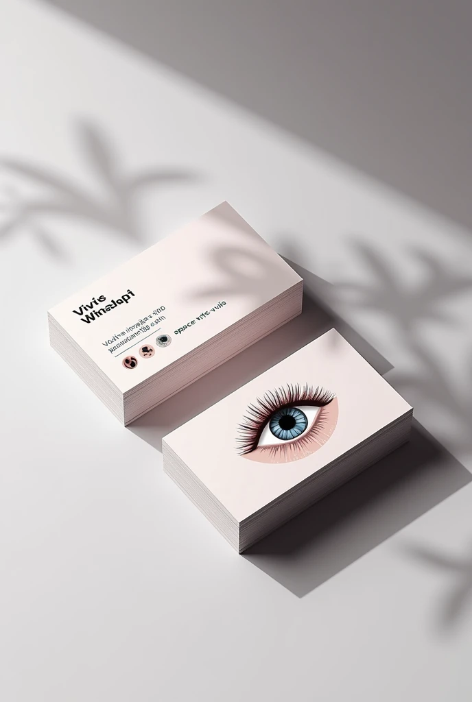 Create a modern business card Front Space Vivi&#39;s Whatsapp 66 996630868 Instagram Space_Vivis Eyebrow Design 
