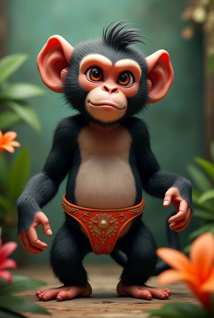 Monkey in thong